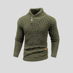 Men's High Neck Sweater for Cooler Days