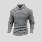 Men's High Neck Sweater for Cooler Days
