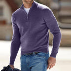 Men's High Neck Sweater for Seasonal Layering