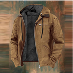  Men's Hooded Jacket for Cold Weather Outdoor Wear