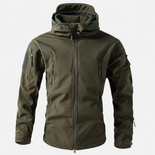 Men's Hooded Jacket for Cooler Outdoor Days