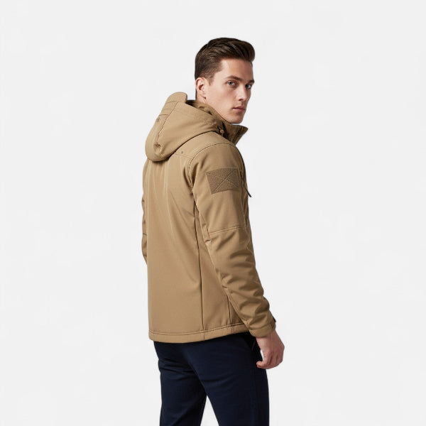 Men's Hooded Jacket for Cooler Outdoor Days