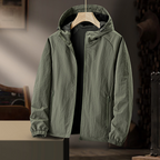 Men's Hooded Jacket for Spring and Autumn Wear