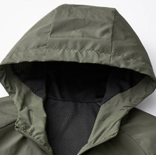 Men's Hooded Jacket for Spring and Autumn Wear