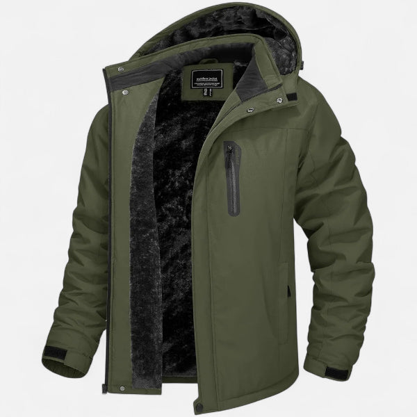 Men's Hooded Outdoor Jacket for Winter