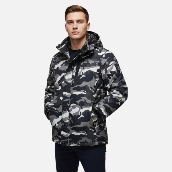 Men's Hooded Outdoor Jacket for Winter