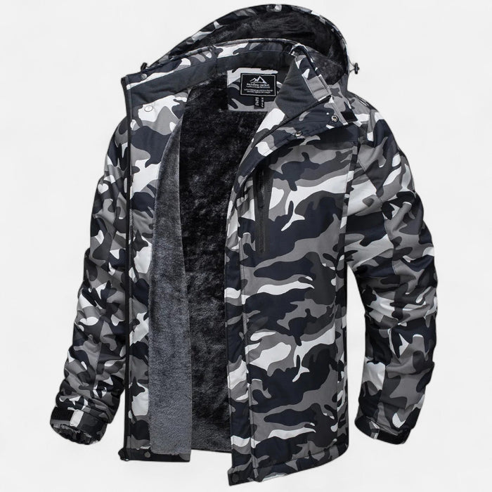 Men's Hooded Outdoor Jacket for Winter