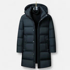 Men's Hooded Puffer Coat for Cold Winter Days