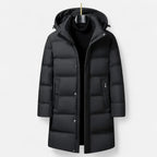 Men's Hooded Puffer Coat for Cold Winter Days