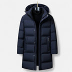 Men's Hooded Puffer Coat for Cold Winter Days