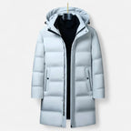 Men's Hooded Puffer Coat for Cold Winter Days