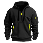 Men's Hooded Pullover Sweatshirt for Autumn Winter Wear
