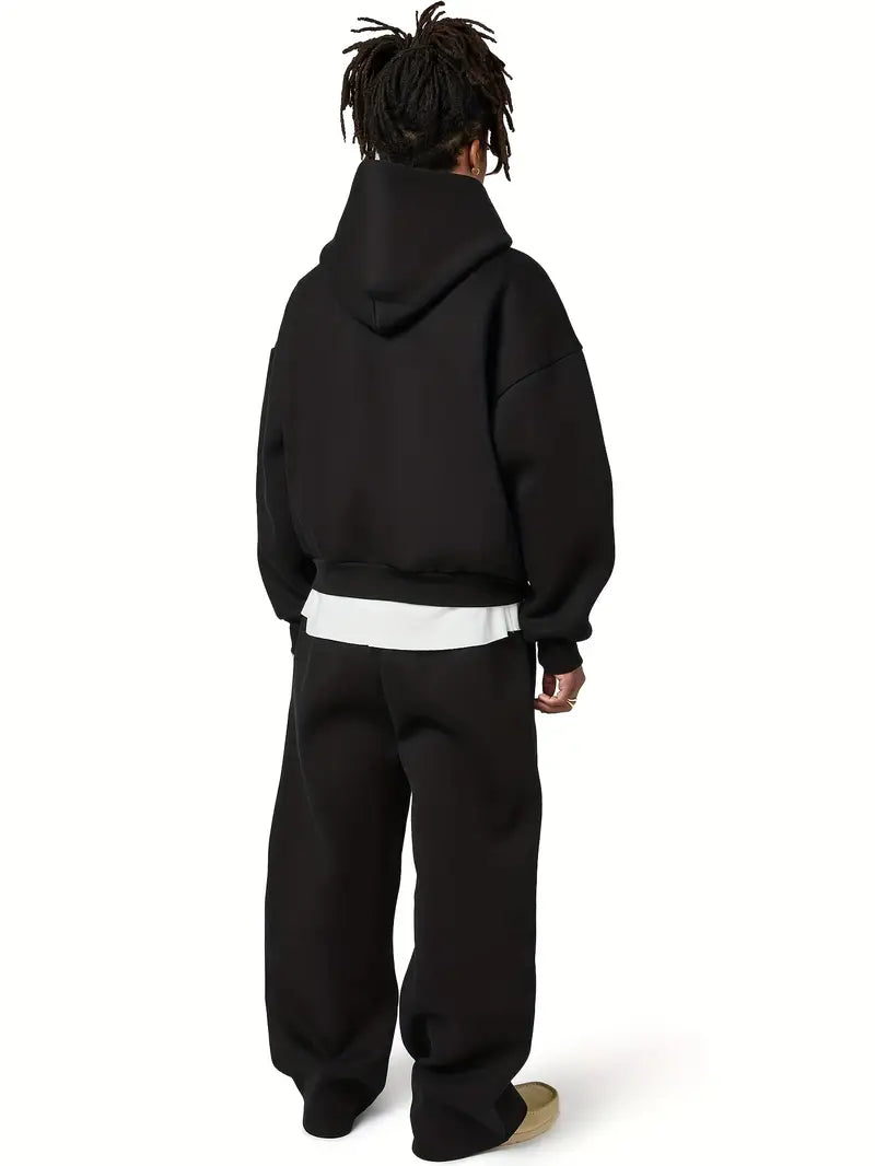 Men's Hooded Tracksuit Set
