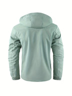 Men's Hooded Utility Jacket for Outdoor Wear
