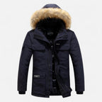 Men's Hooded Winter Coat for Cold Weather
