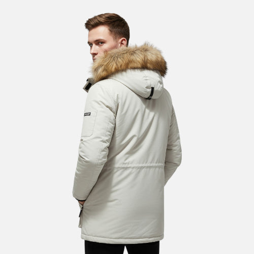 Men's Hooded Winter Coat for Cold Weather