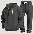Men's Hooded Zip Front Jogger Set Everyday Wear