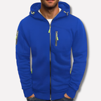 Men's Hooded Zip Jacket for Outdoor Wear