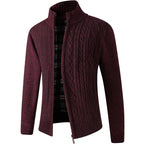 Men's Knit Cardigan for Cooler Seasonal Wear