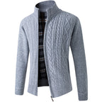 Men's Knit Cardigan for Cooler Seasonal Wear
