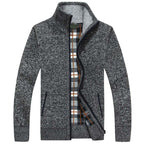 Men's Knit Cardigan for Cooler Seasonal Wear