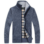 Men's Knit Cardigan for Cooler Seasonal Wear
