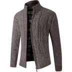 Men's Knit Cardigan for Cooler Seasonal Wear