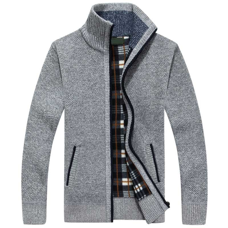 Men's Knit Cardigan for Cooler Seasonal Wear