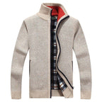 Men's Knit Cardigan for Cooler Seasonal Wear