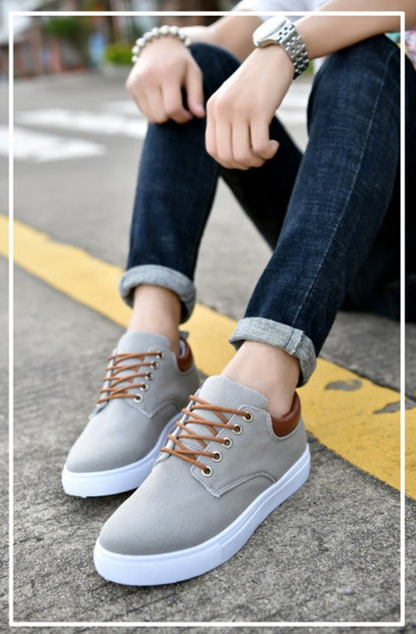 Men's Lace-Up Sneakers for Everyday Activities