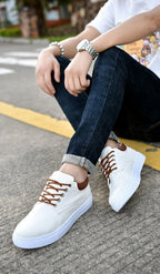 Men's Lace-Up Sneakers for Everyday Activities
