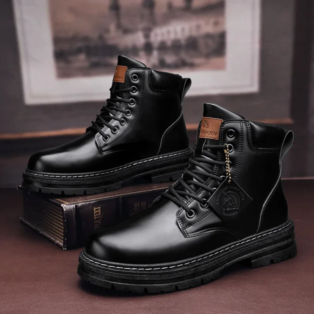 Men's Lace Up Boots for Autumn Winter Wear