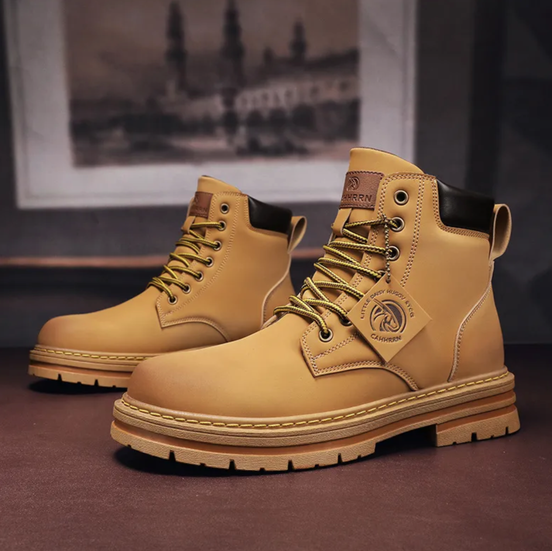Men's Lace Up Boots for Autumn Winter Wear