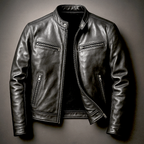 Men's Leather Jacket for Everyday Autumn Winter Wear