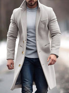 Men's Long Coat for Autumn Winter Wardrobe