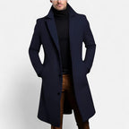 Men's Long Coat for Refined Autumn Winter Styling
