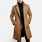 Men's Long Coat for Refined Autumn Winter Styling