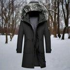 Men's Long Parka Jacket for Autumn Winter Days