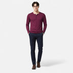 Men's Long Sleeve Henley Shirt for Everyday Wear