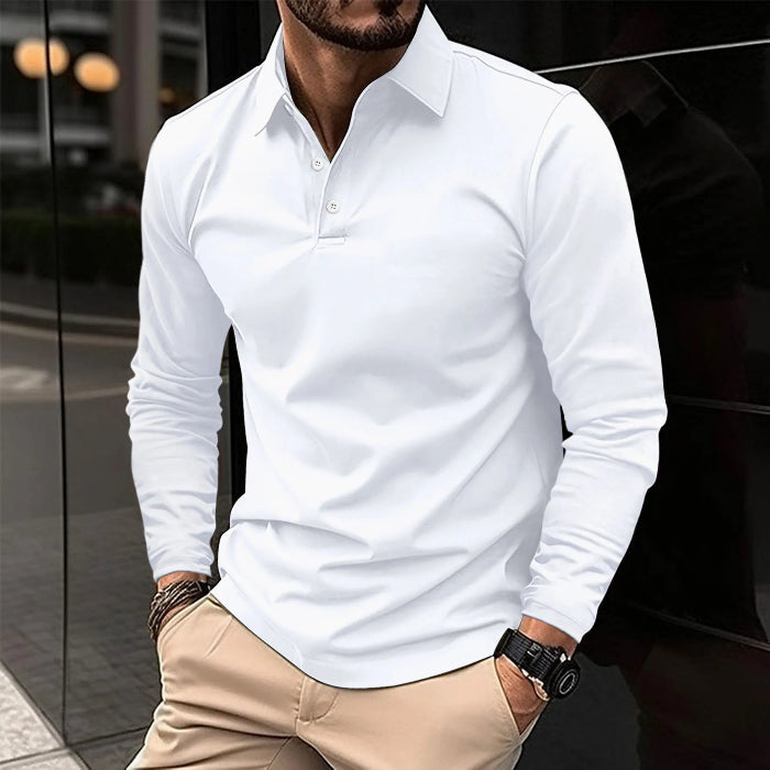 Men's Long Sleeve Polo Shirt
