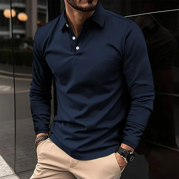 Men's Long Sleeve Polo Shirt