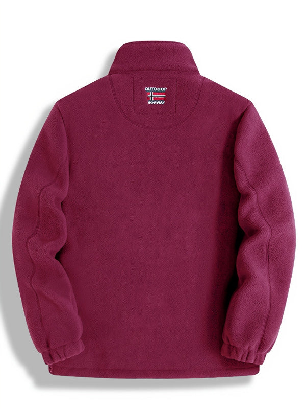 Men's Outdoor Fleece Jacket for Cooler Days