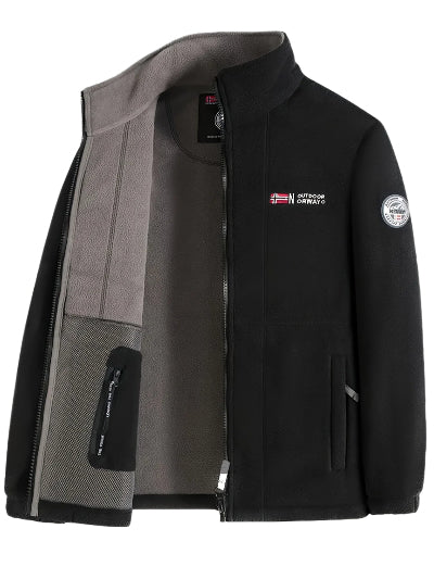 Men's Outdoor Fleece Jacket for Cooler Days