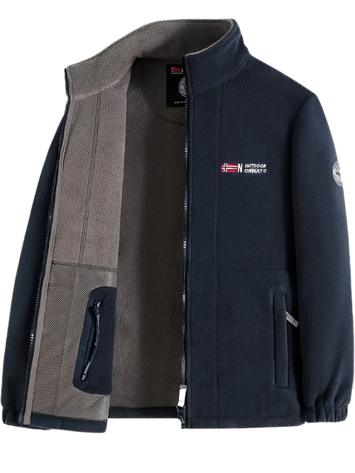 Men's Outdoor Fleece Jacket for Cooler Days