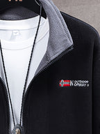 Men's Outdoor Fleece Jacket for Cooler Days