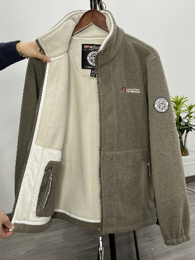 Men's Outdoor Fleece Jacket for Cooler Days