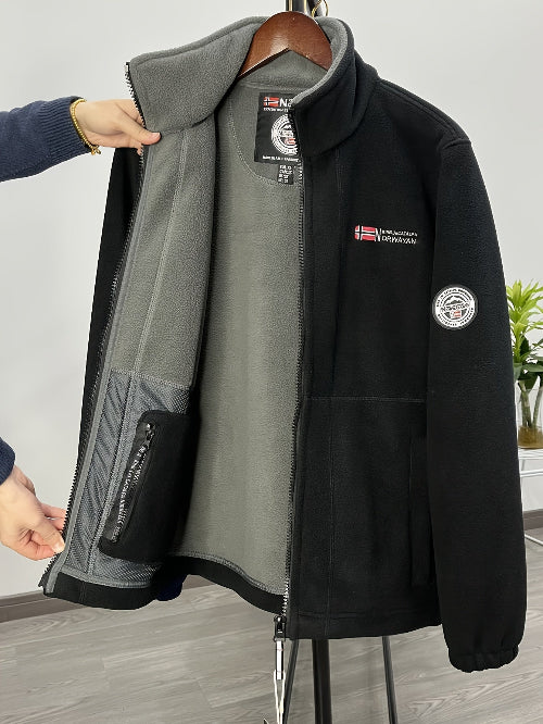 Men's Outdoor Fleece Jacket for Cooler Days