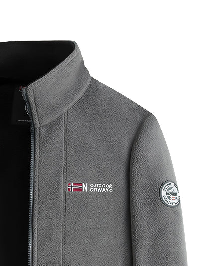 Men's Outdoor Fleece Jacket for Cooler Days