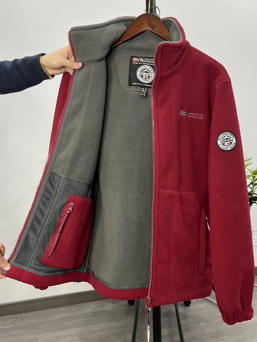Men's Outdoor Fleece Jacket for Cooler Days