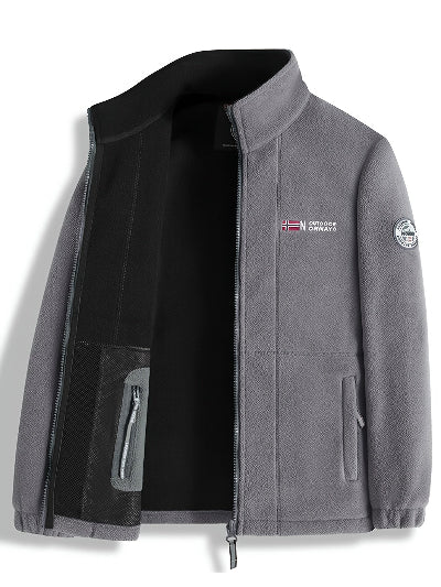 Men's Outdoor Fleece Jacket for Cooler Days